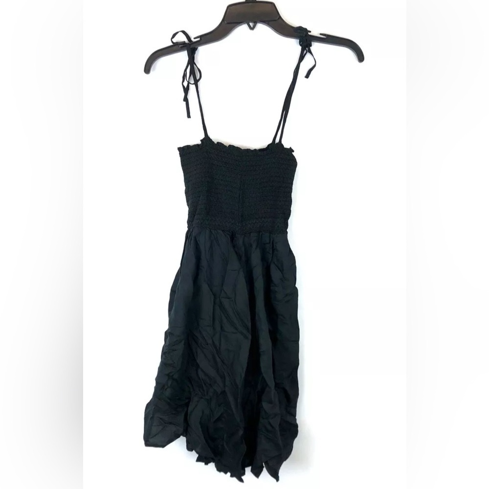 Vitamin A Women’s Gigi Black Knee Length Swimwear Cover Up Dress, Size XS